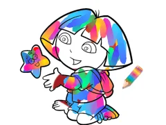 Peli Jungle Girl: Coloring Pages verkossa