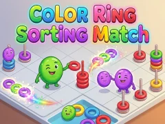 Peli Color Ring Sorting Match verkossa