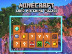 Peli Minecraft Card Matching Puzzle verkossa