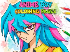 Peli Anime Boy Coloring Pages verkossa