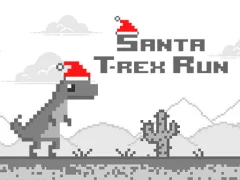 Peli Santa T-Rex Run verkossa