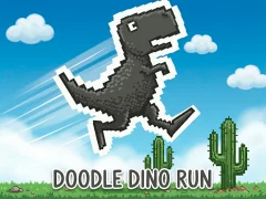 Peli Doodle Dino Run verkossa