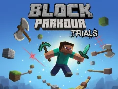 Peli Block Parkour Trials verkossa