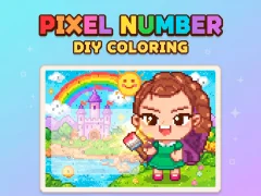 Peli Pixel Number  DIY Coloring verkossa