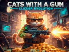 Peli Cats with a Gun Clicker Evolution verkossa