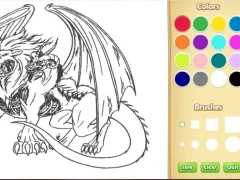 Peli Dragon Chimera Coloring Book verkossa