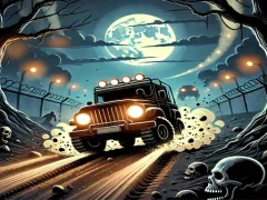 Peli Racing Car Destroying Zombie verkossa