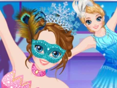 Peli Ice Skater Princess Dressup verkossa