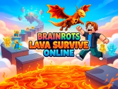 Peli Brainrots Lava Survive Online verkossa