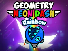 Peli Geometry neon dash rainbow verkossa