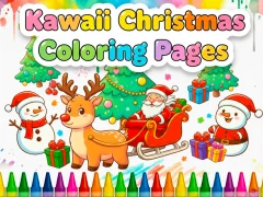 Peli Kawaii Christmas Coloring Pages verkossa