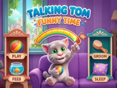 Peli Talking Tom Funny Time verkossa