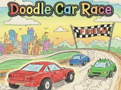 Peli Doodle Car Race verkossa