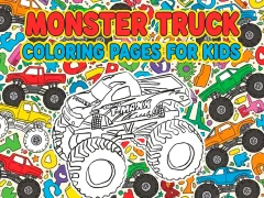 Peli Monster Truck Coloring Pages For Kids verkossa