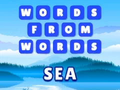 Peli Words from words: Sea verkossa