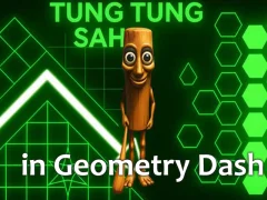 Peli Tung Tung Sahur in Geometry Dash verkossa