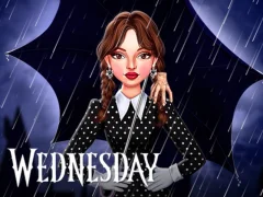 Peli Celebrity Wednesday Addams Style verkossa