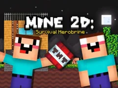 Peli Mine 2D Survival Herobrine verkossa