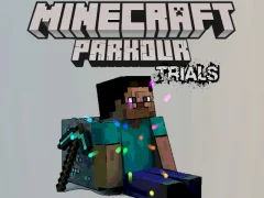 Peli Minecraft Parkour Trials verkossa