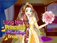 Peli Long Hair Princess Wedding Dress up verkossa