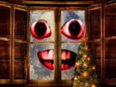 Peli New Year: Santa Claus outside the window verkossa