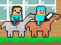 Peli Noob vs Pro HorseCraft verkossa