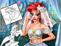Peli Coloring Book for Ariel Mermaid verkossa