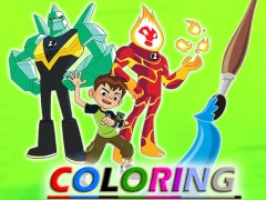 Peli Ben 10 Coloring verkossa