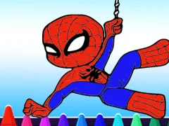 Peli Spiderman Coloring book verkossa