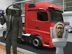 Peli Truck Simulator Skibidi Toilet verkossa
