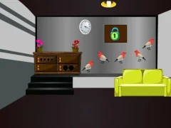 Peli Grey Checked Room Escape verkossa