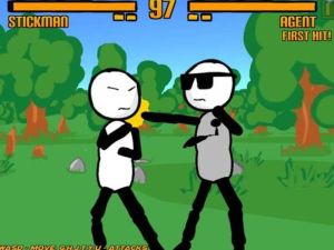 Peli Stickman-ase- vähemmän taisteluita verkossa
