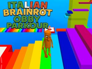 Peli Italialainen brainrot obby parkour  verkossa