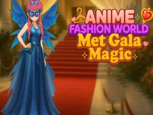 Peli Anime-muotimaailma tapasi gaala-taikuutta verkossa
