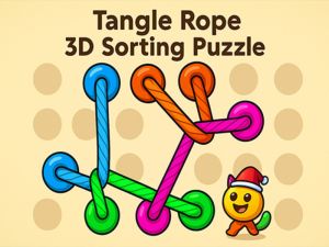 Peli HAZEL Tangle Rope 3D: Palapelin lajittelu verkossa
