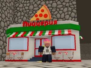 Peli Obby pizzan toimitus verkossa