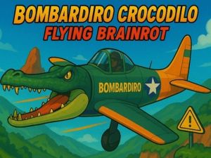Peli Bombardiro Crocodilo Flying Brainrot verkossa