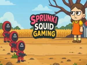 Peli Sprunki Squid-pelaaminen verkossa