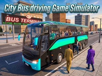 Peli City Bus driving Game Simulator verkossa