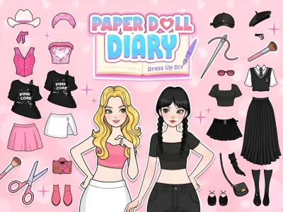 Peli Paper Doll Diary: Dress Up DIY verkossa