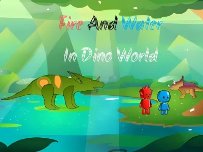 Peli Fire And Water In Dino World verkossa
