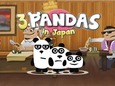 Peli 3 Pandas In Japan HTML5 verkossa