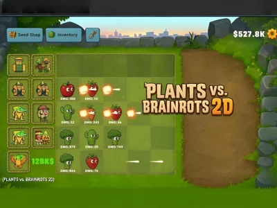 Peli Plants vs Brainrots 2D verkossa