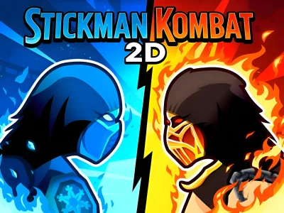 Peli Stickman Kombat 2D verkossa