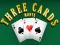 Peli Three cards monte verkossa