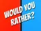 Peli Would You Rather? verkossa