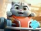 Peli Jigsaw Puzzle: Cat Racing Driver verkossa