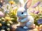 Peli Jigsaw Puzzle: Sunny Forest Rabbit verkossa