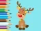 Peli Coloring Book: Cute Christmas Reindeer verkossa