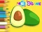 Peli Coloring Book: Avocado Fruit verkossa